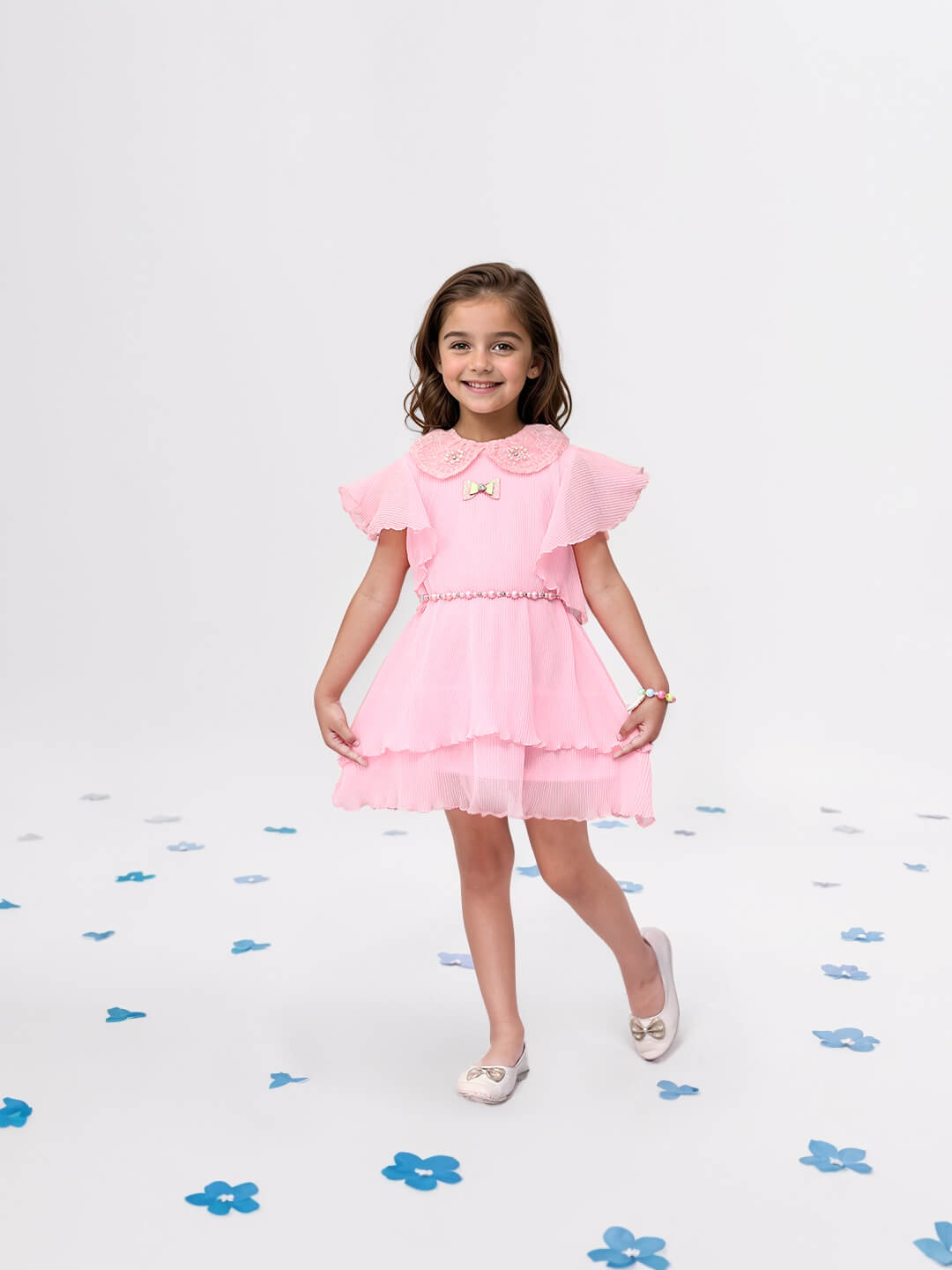 Toonyport Printed Fit and Flare Frocks for Girls