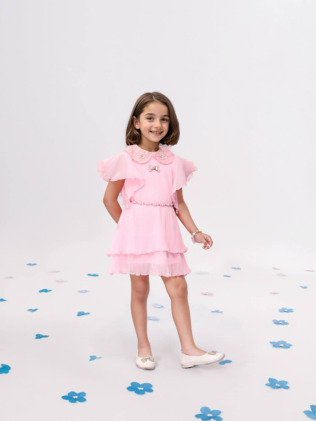 Toonyport Printed Fit and Flare Frocks for Girls
