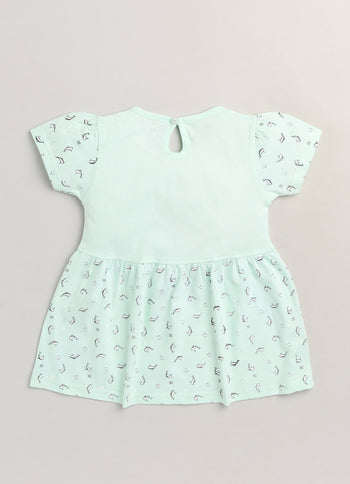 Toonyport Sleeveless Cotton Frock for Girls