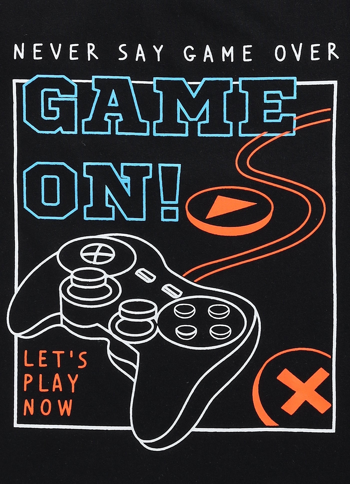 Toonyport Gaming Printed Half Sleeves Summer T-Shirt For Boys